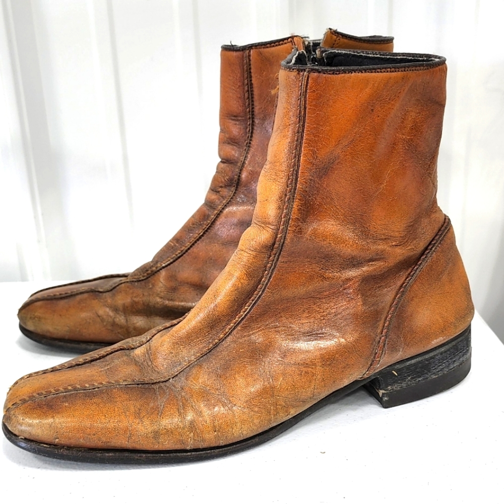 Vintage leather boots